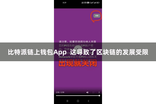 比特派链上钱包App  这导致了区块链的发展受限