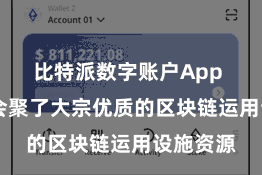比特派数字账户App  比特派会聚了大宗优质的区块链运用设施资源